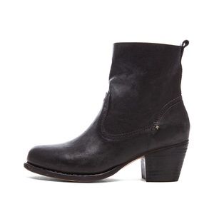 Rag & Bone Black Mercer Leather Booties II